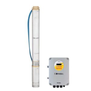 Motobomba solar sumergible Connera KOLOS3: 3" de 430 VVC, 1.100 watts