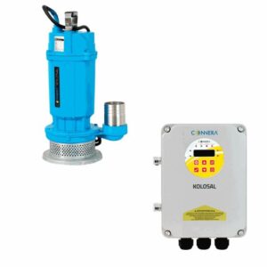 Motobomba solar sumergible Connera KOLOS2: 2" de 72 VVC, 750 watts