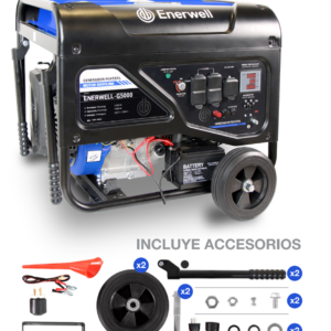 Generador portátil a gasolina Enerwell G5000 5 KW 120/240 V