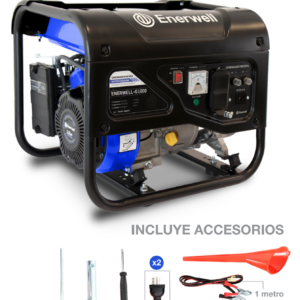 Generador portátil a gasolina Enerwell G1000 1KW 1X120V